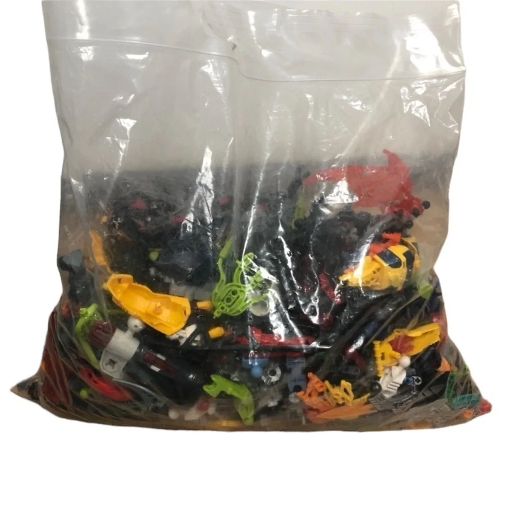 Lego Mixed Bag Building Blocks W/ Instruction Books Bionicle Hero Factory